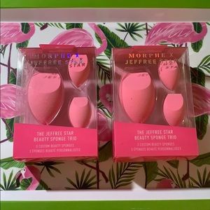 Two (2) Jeffree Star Original Sponge Trio X Morphe